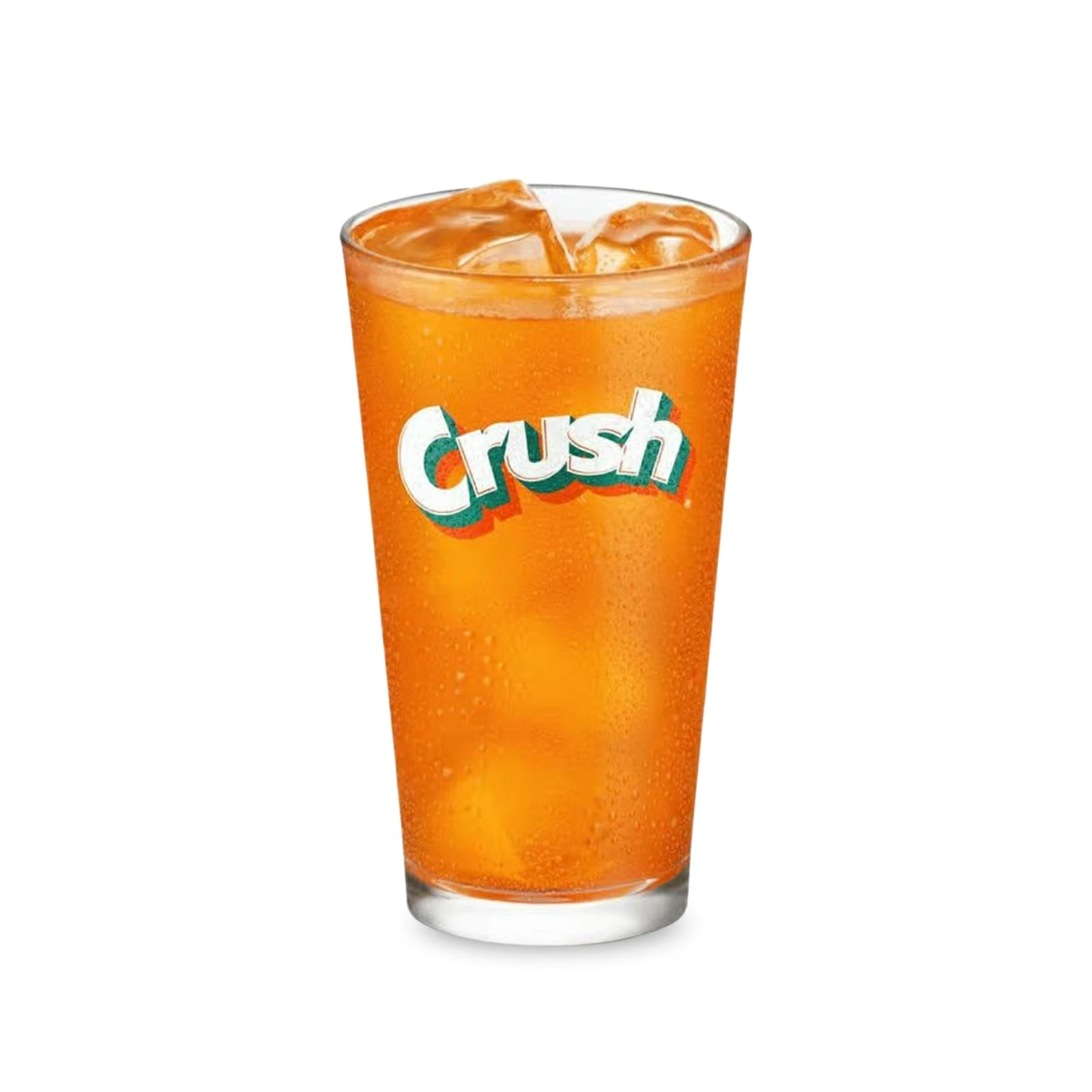 Crush naranja de fuente